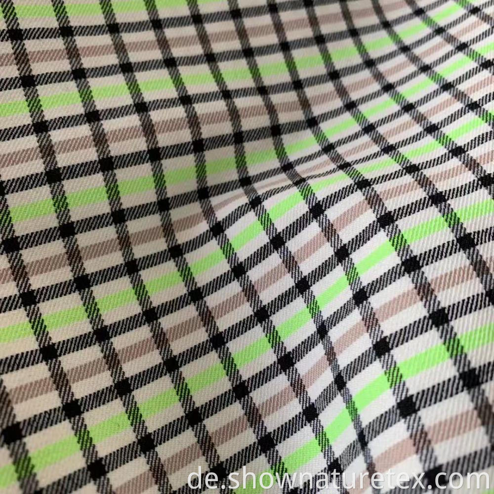 Yarn Dyed Checks High Stretch Fabric